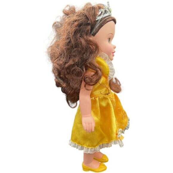 Disney Princess My Friend Belle Doll 14" With Outfit & Tiara - Picture 7 of 8